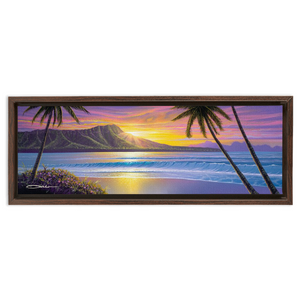 "Morning Glory" Framed Traditional Stretched Canvas