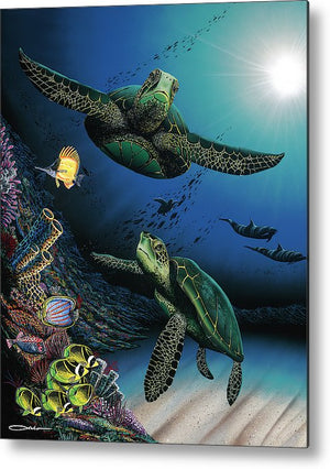"Honu Reef" Original Painting - SeboArt.com
