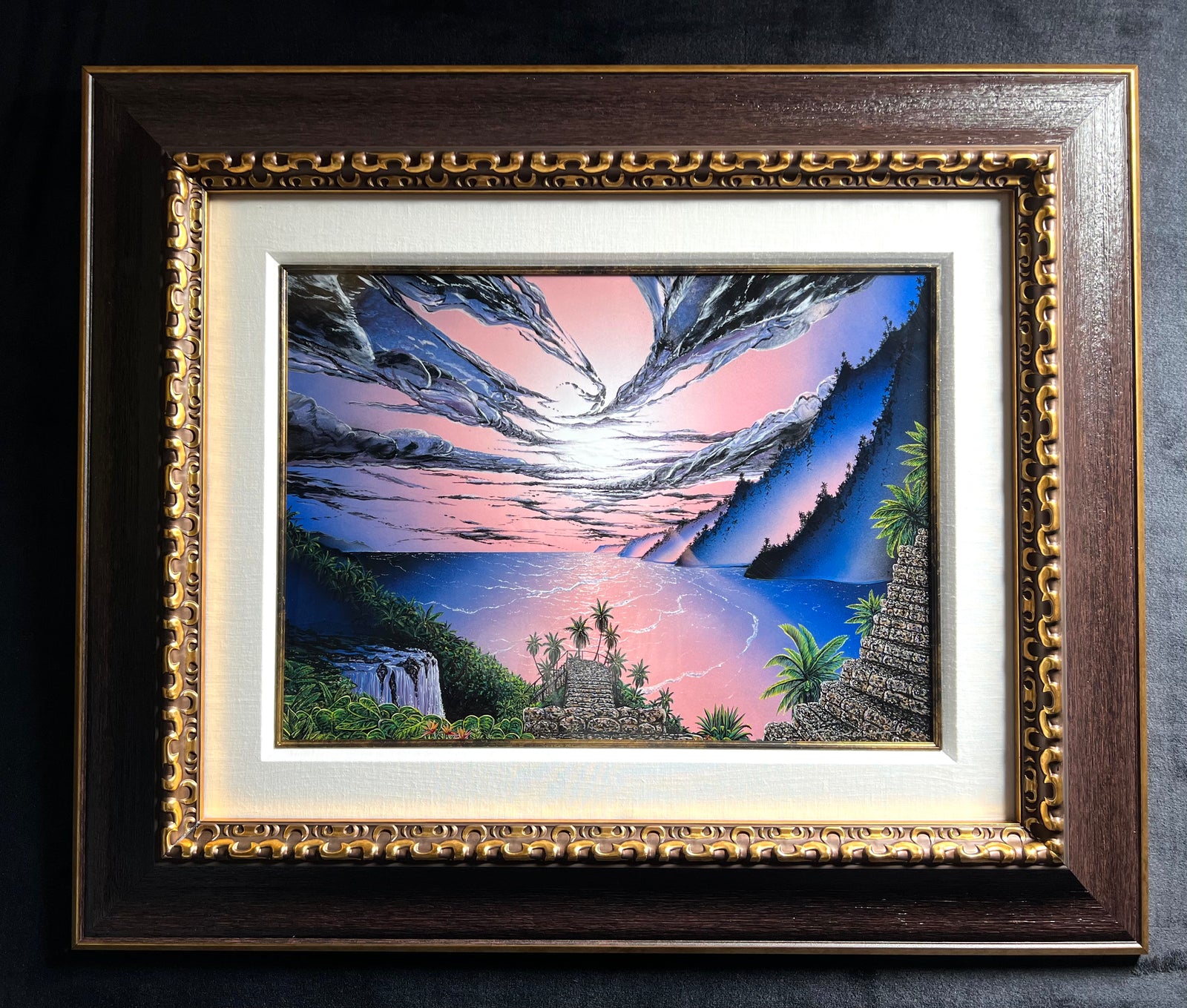 "The Dream Path" Original with Frame Painting on 16"x 22"