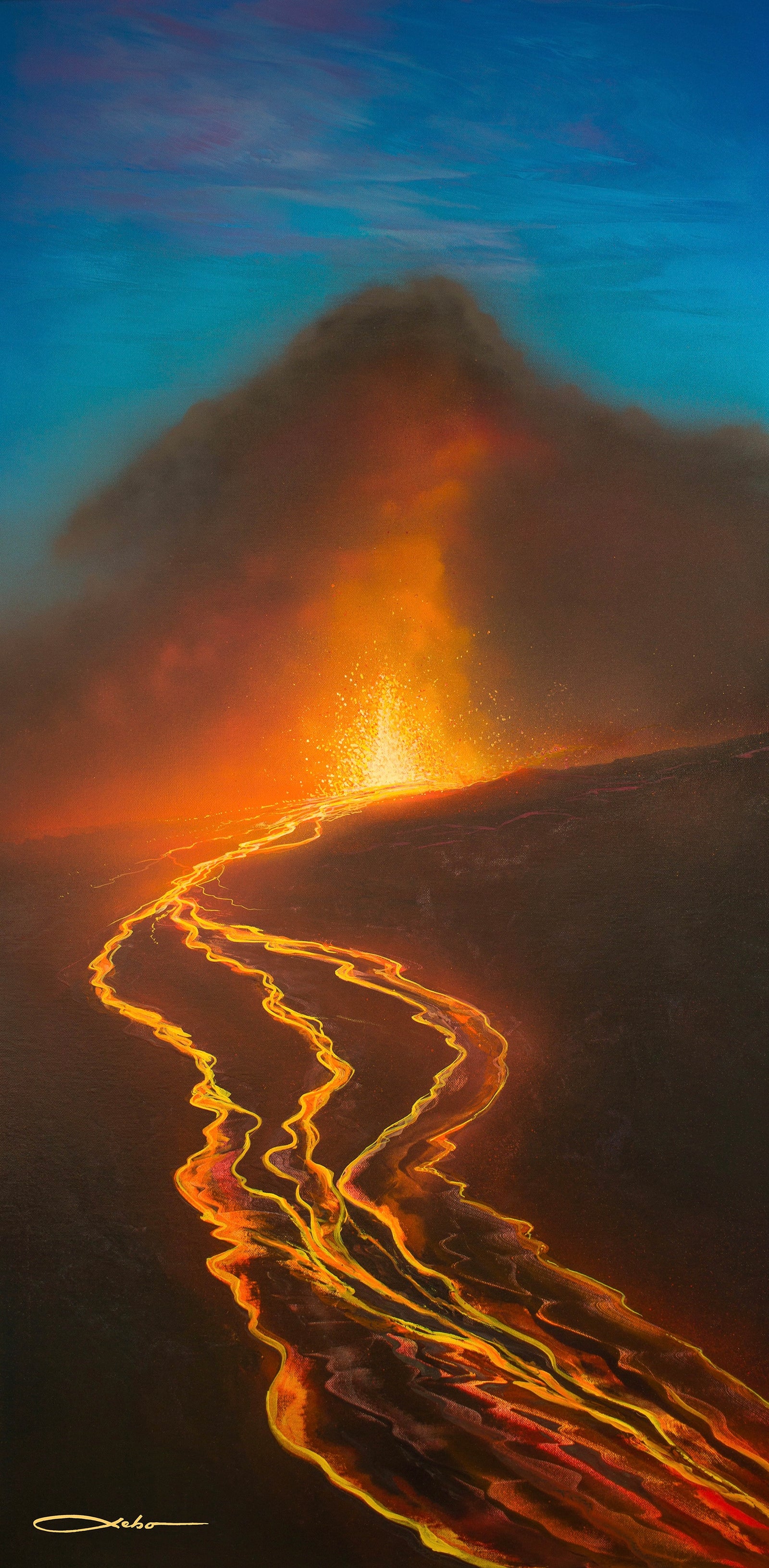 “Spirit Of Pele " Limited Edition Fine Art Giclee