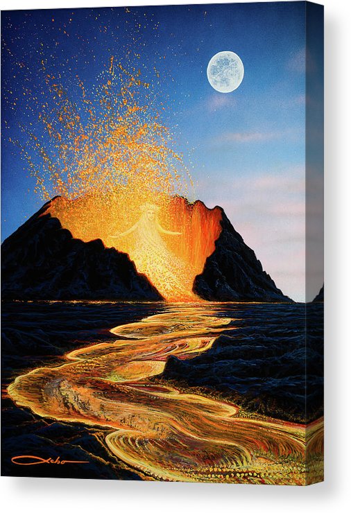 "Pele's Dance" Limited Edition Fine Art Giclee - SeboArt.com