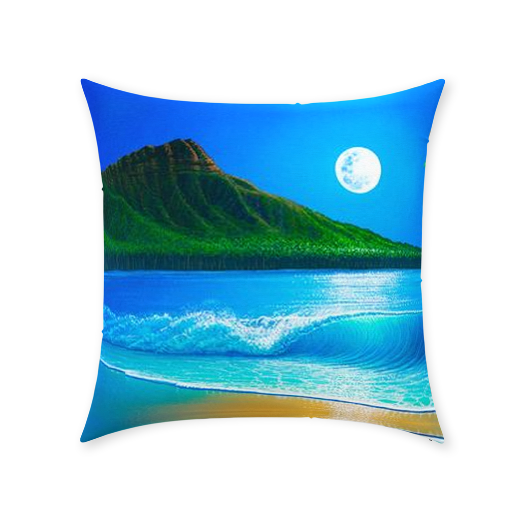 "Blue Hawaii" Throw Pillows