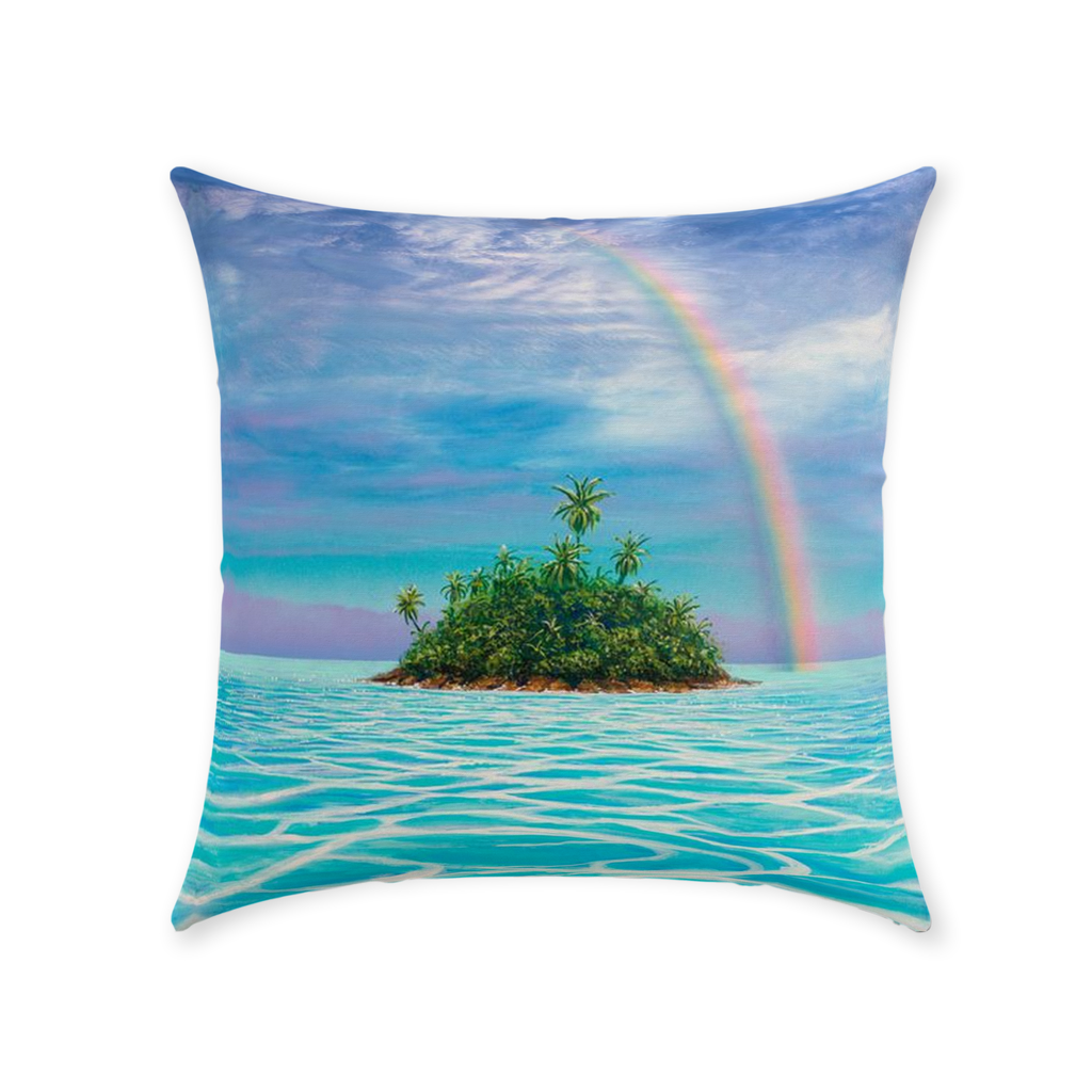 "Heaven's Lagoon" Throw Pillows