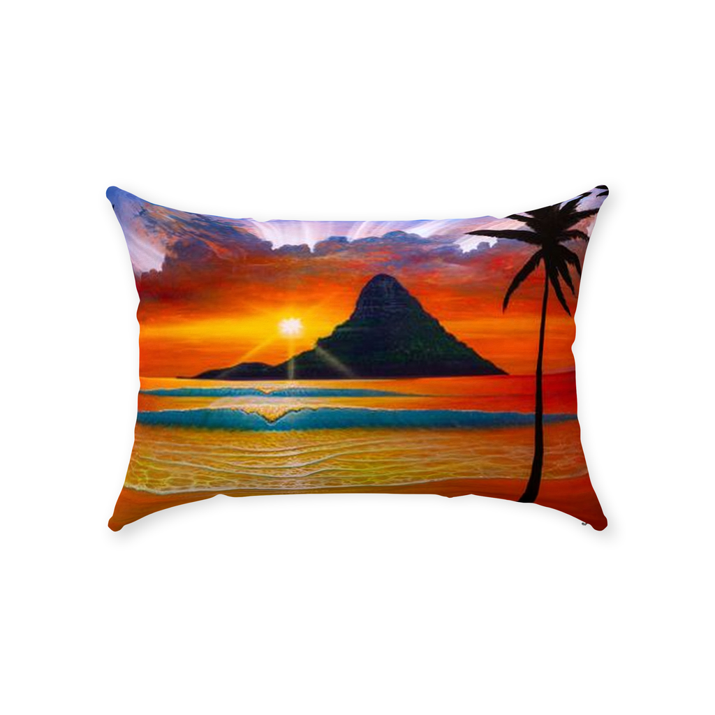 "Another Day in Paradise" Throw Pillows