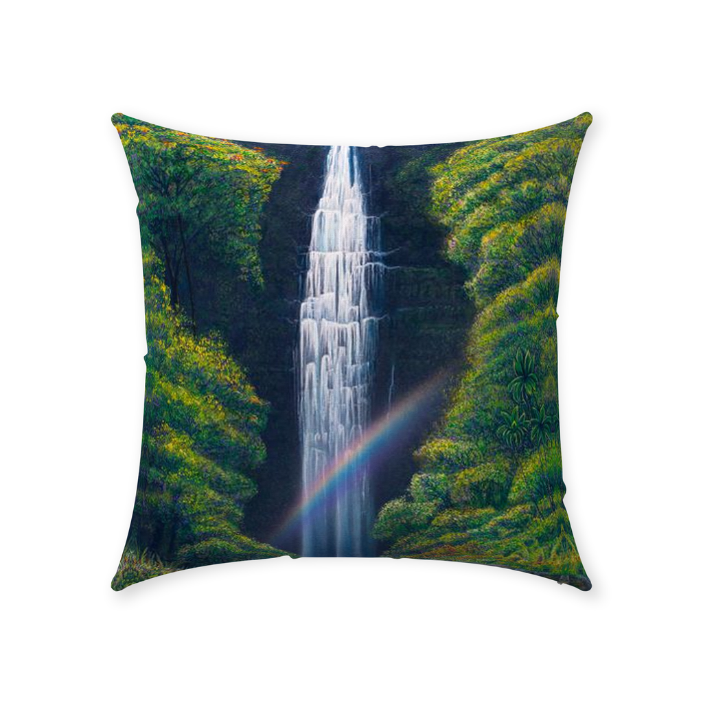 "Kauai Falls" Throw Pillows