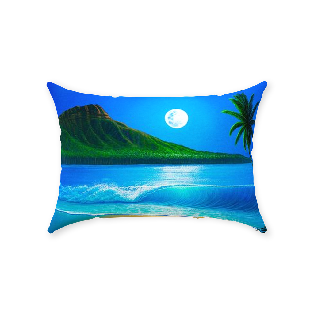 "Blue Hawaii" Throw Pillows