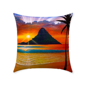 "Another Day in Paradise" Throw Pillows