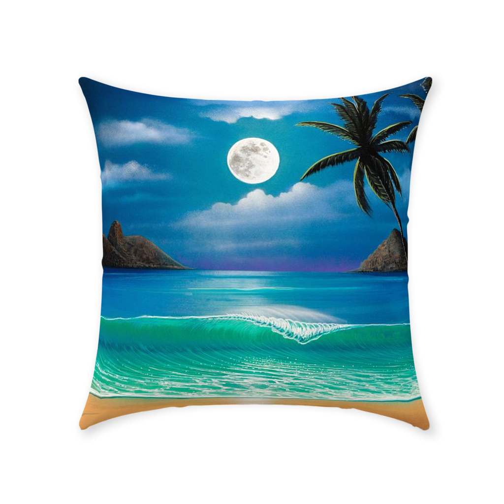 "Moonlit Moke's" Throw Pillows