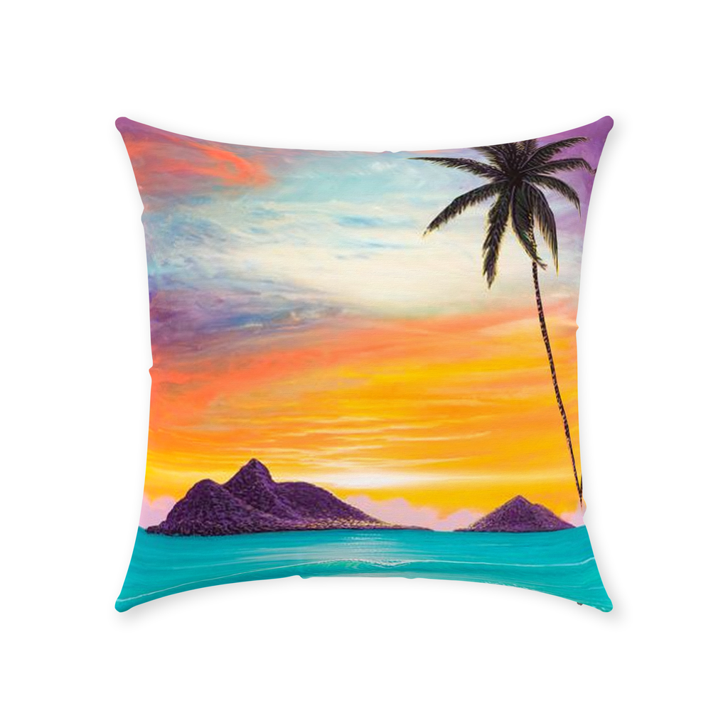 "Sun's Embrace" Throw Pillows