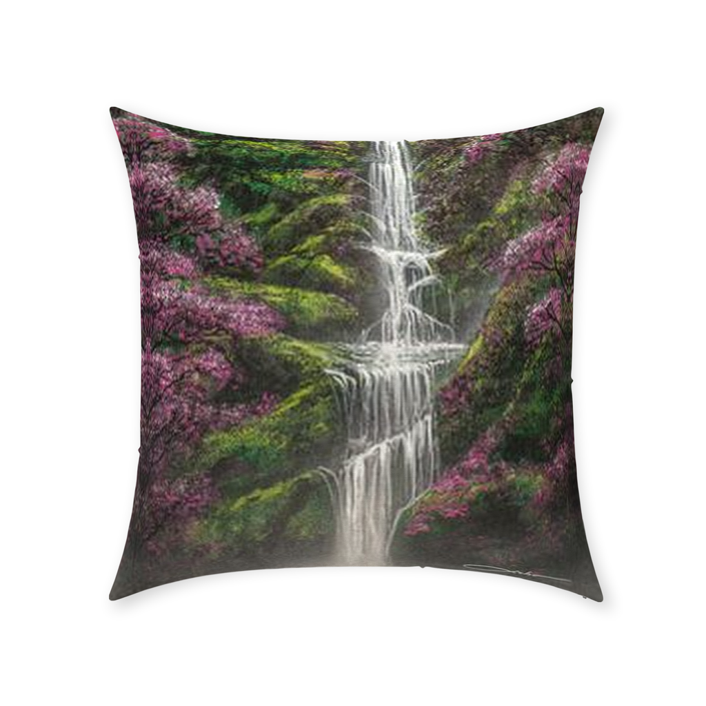 "Raindrops From Heaven" Throw Pillows