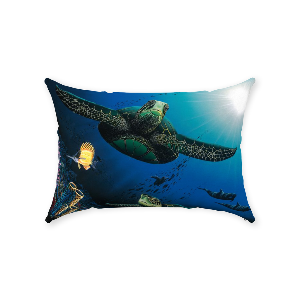 "Honu Reef" Throw Pillows