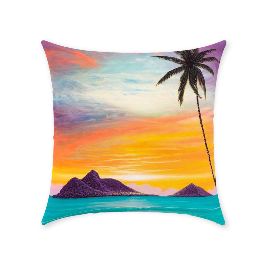 "Sun's Embrace" Throw Pillows