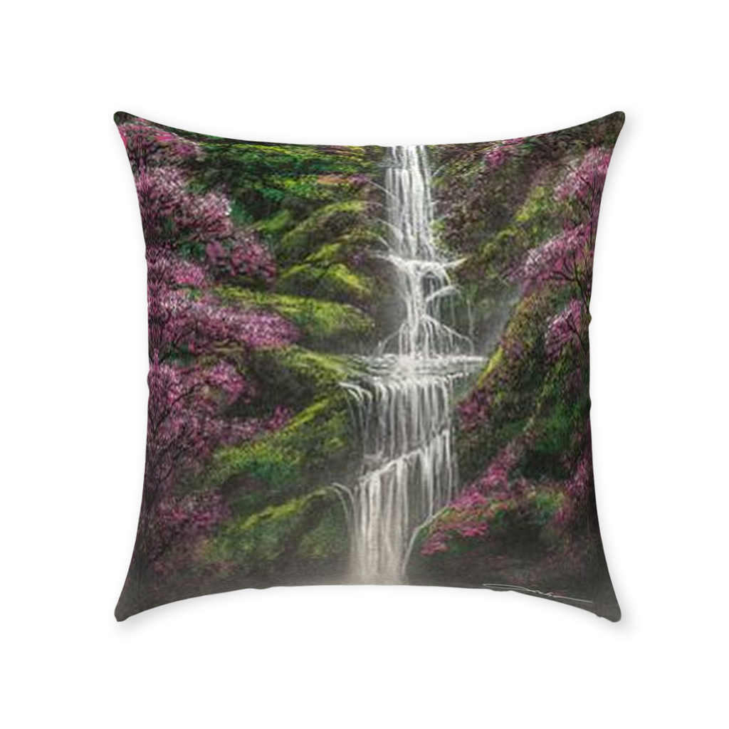 "Raindrops From Heaven" Throw Pillows