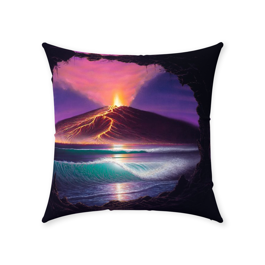 "Voice of Pele" Throw Pillows