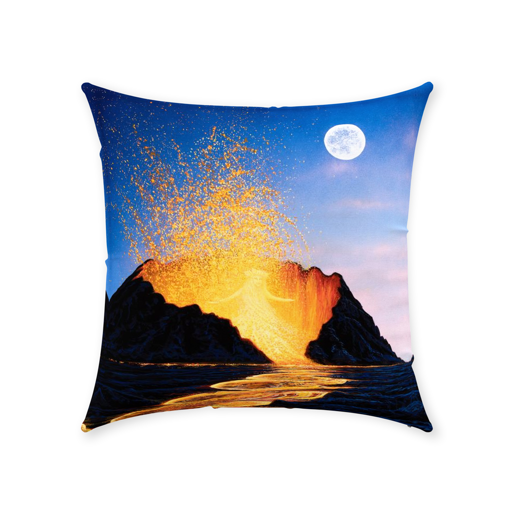 "Pele's Dance" Throw Pillows