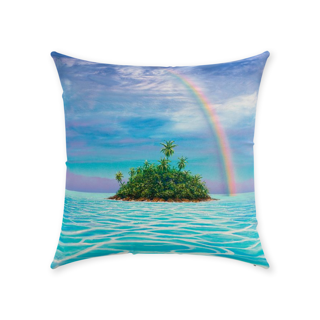 "Heaven's Lagoon" Throw Pillows