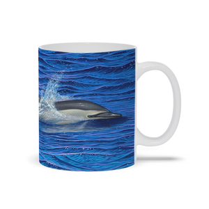 "Dolphin Blue" Mugs