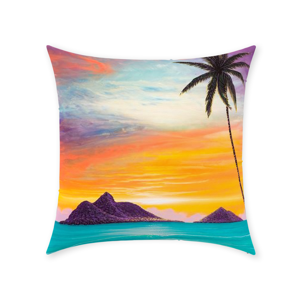 "Sun's Embrace" Throw Pillows