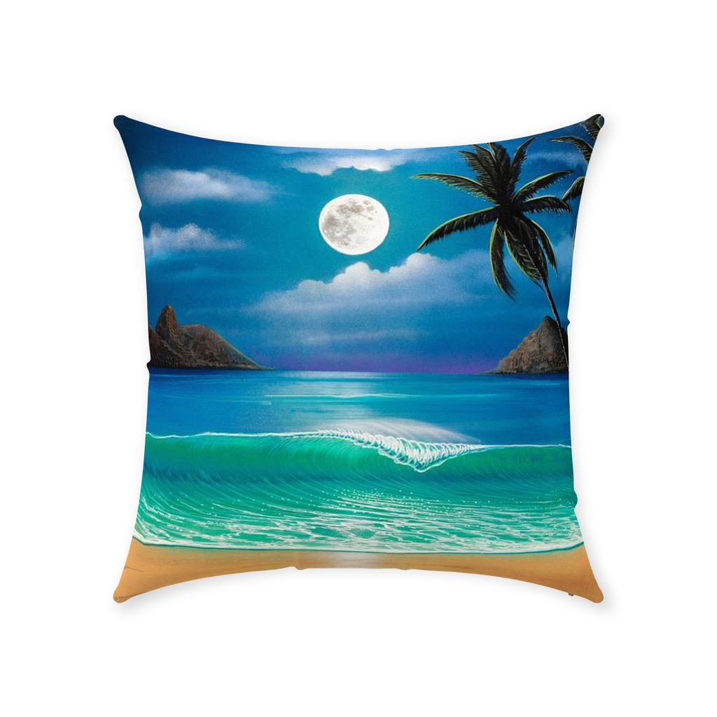 "Moonlit Moke's" Throw Pillows