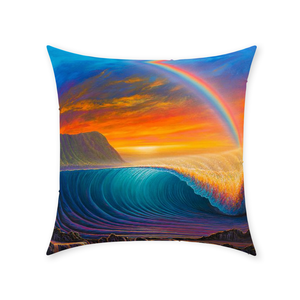 "Sunset at Shark's Cove" Throw Pillows