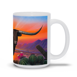 "Heart of a Bull" Mugs