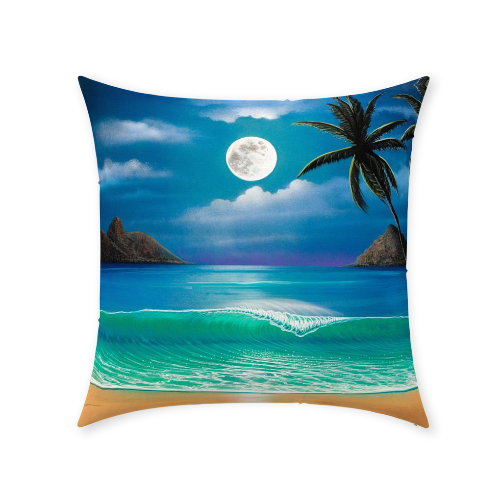 "Moonlit Moke's" Throw Pillows
