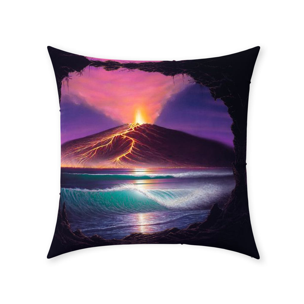 "Voice of Pele" Throw Pillows